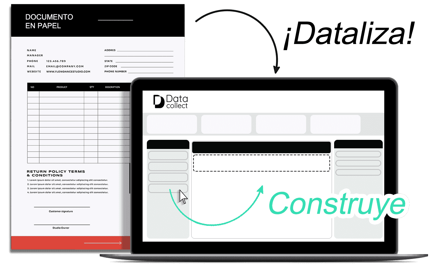 dataliza, data collect, app